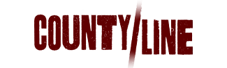 County Line red text logo on a dark background with distressed lettering.